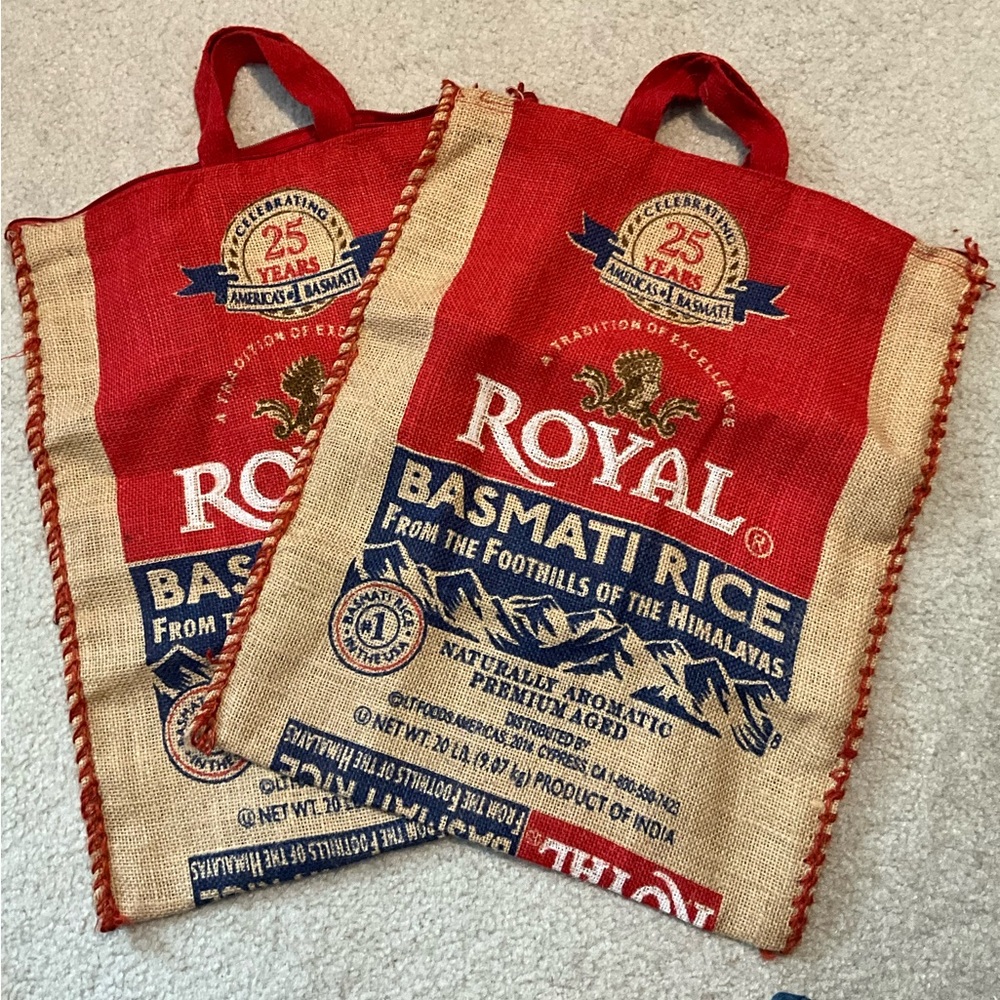 ONE Upcycled Burlap Bag to Zippered Tote EarthDay Environmentally-Friendly